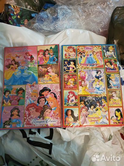 Наклейки Принцессы Диснея большие