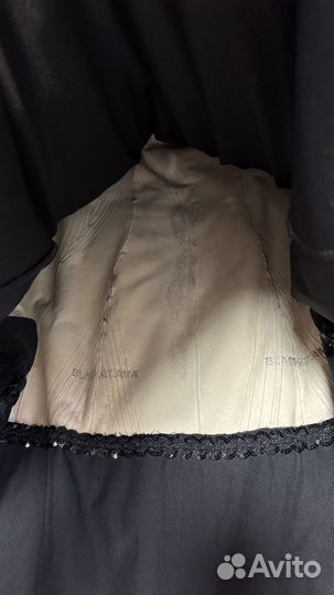 Шуба норковая blackglama с капюшоном 44 46