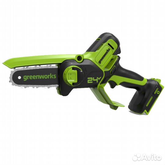 Цепная мини-пила аккумуляторная Greenworks GD24csm