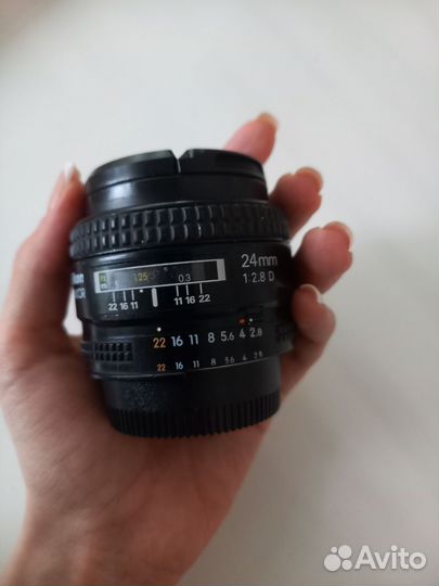 Объектив nikon 24 mm AF 2.8D (широкоугольный)
