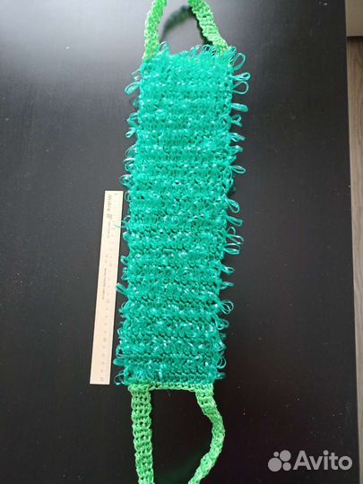 Мочалка ручной вязки