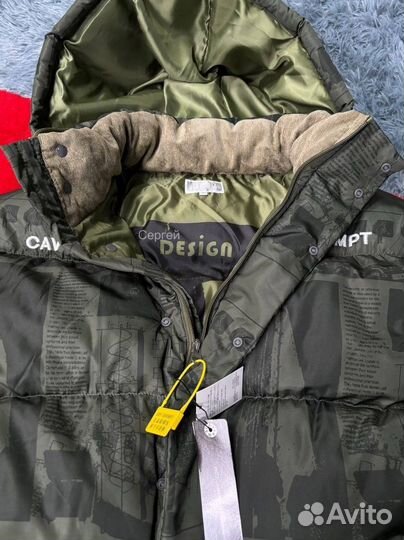 Куртка от Cav Empt в темно-зеленом цвате