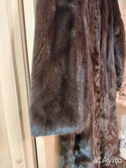 Шуба норковая 50 52 длинная