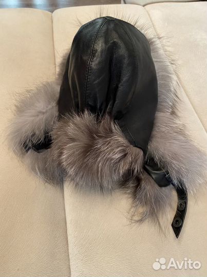 Шапка чернобурка женская