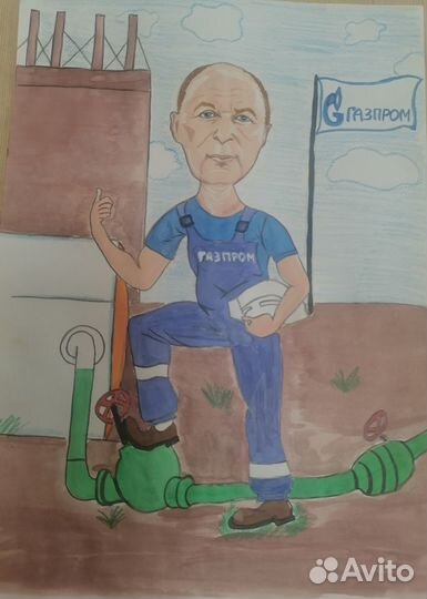 Портрет по фото/шарж