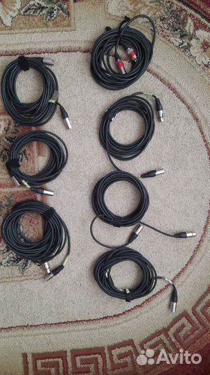 Микрофонные шнуры (много)