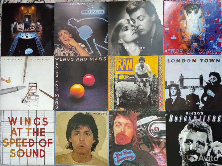 Beatles Lennon McCartney Harrison Starr Wings