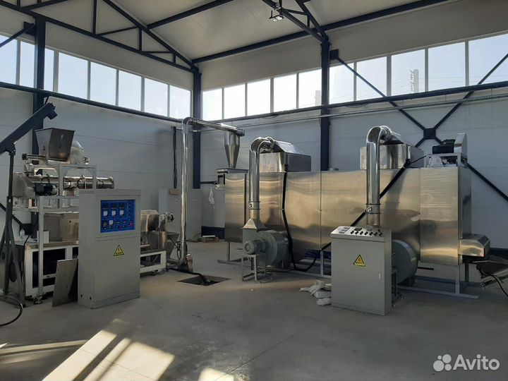 Линия производства кормов для кошек и собак