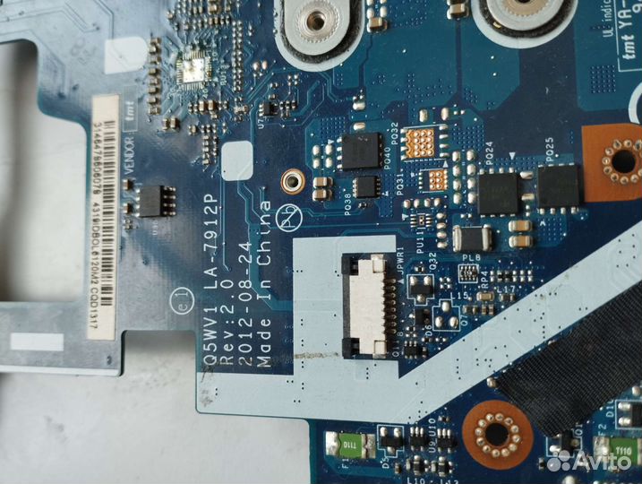 Мат плата донор la-7912p rev 2.0