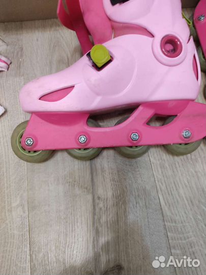 Роликовые коньки детские раздвижные