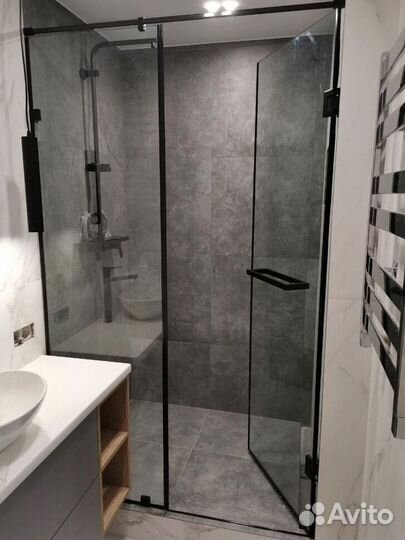 Душевые стеклянные ограждения за 24 часа