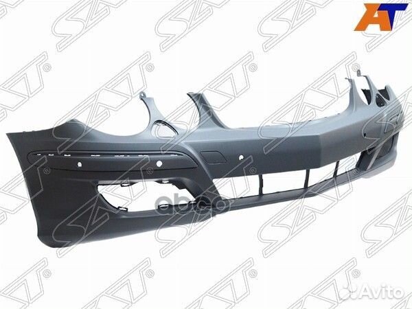 Бампер передний mercedes W211 06-09 под омывате