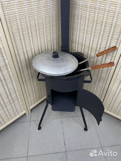 Печь + Казан узбекский 16 л