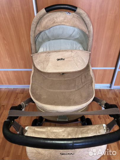 Коляска 3 в 1 Geoby baby lux
