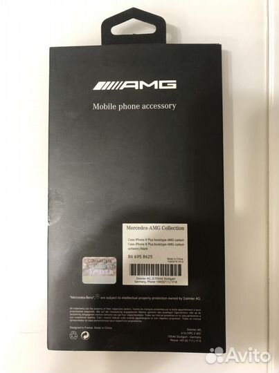 Чехол для iPhone 7,8 plus mercedes-amg