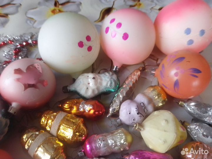 Елочные игрушки СССР