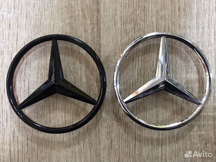 Новая эмблема на багажник Mercedes W223