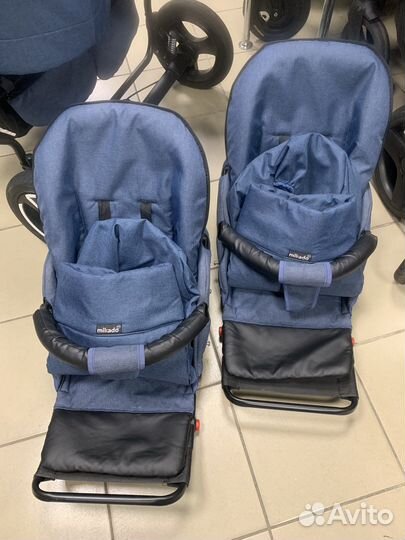 Коляска для двойни mikado