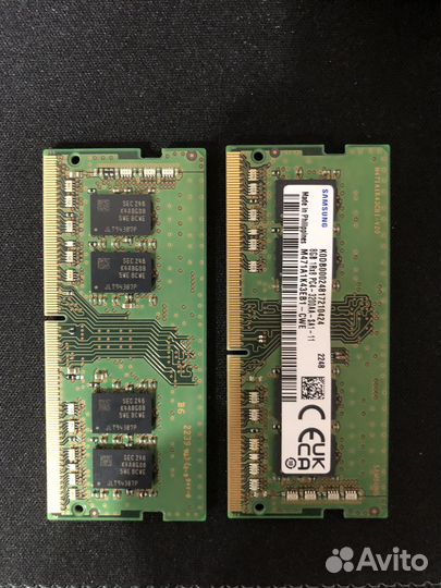 Оперативная память ddr4 8gb 3200 samsung