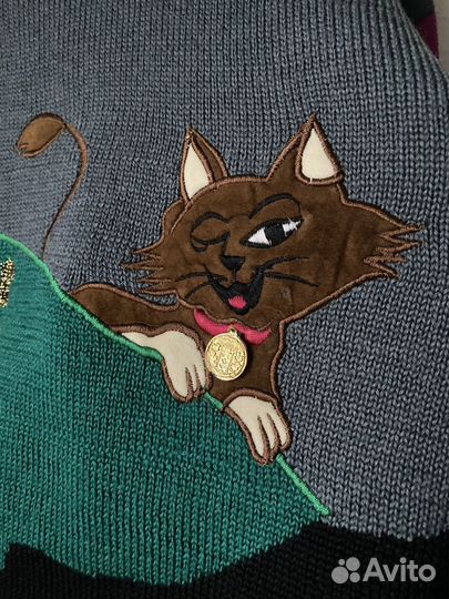 Свитер пьяные котики