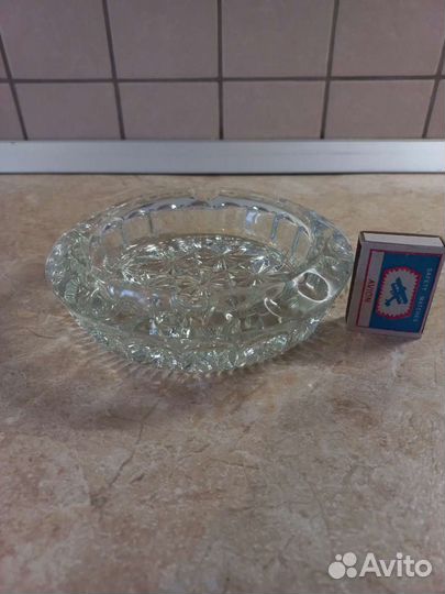 Пепельница хрустальная