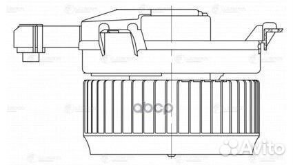 Вентилятор отопителя салона honda CR-V 12