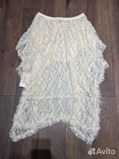 Юбка тюль кружевная