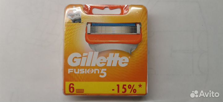 Лезвия для бритья Gillette Fusion оригинал