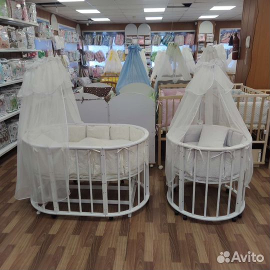 Постелька в овальную кровать новые