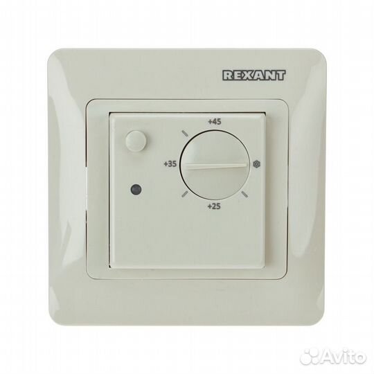 Терморегулятор механическийRX-308G (бежевый) (сов