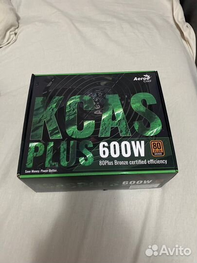 Блок питания aerocool kcas plus 600w