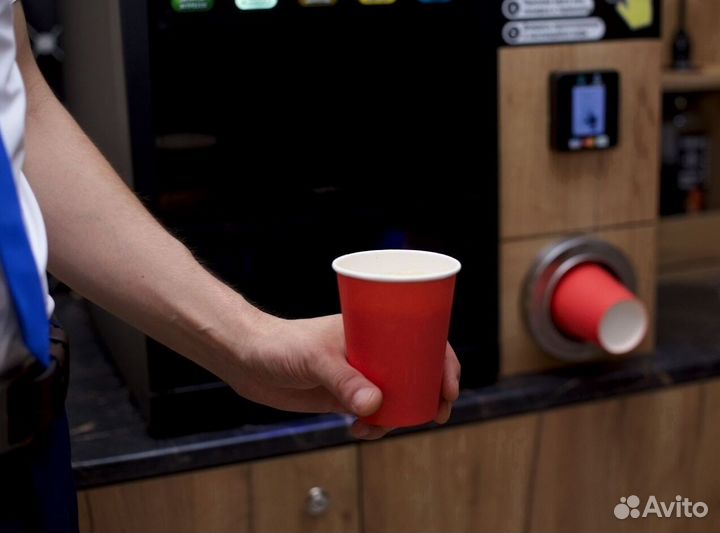 Стойка для кофейни самообслуживания