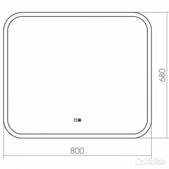 Зеркало Silver mirrors фр-00001503 Белое