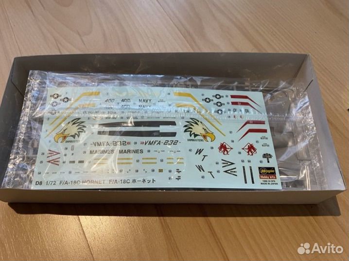 Модель истребителя Hasegawa F/A-18C 1/72 00438