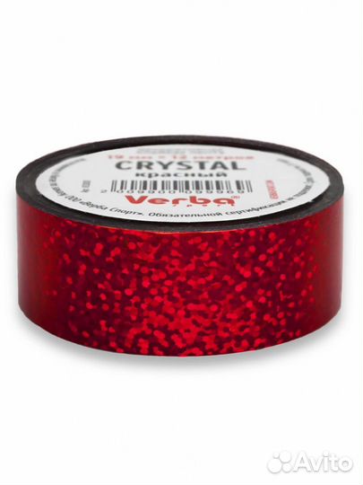 Обмотка для обруча Verba Crystal красный