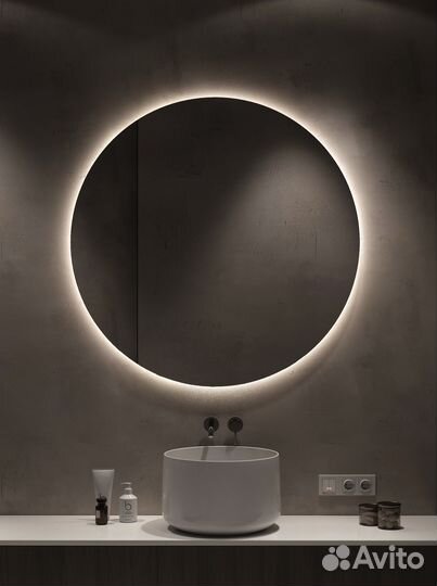 Зеркало настенное декоративное с подсветкой