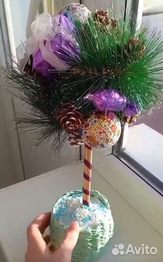 Топиарий новогодний