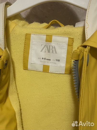 Куртка дождевик Zara 110