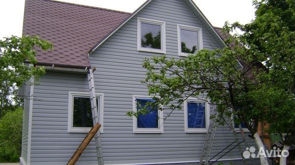 Обшивка домов сайдингом