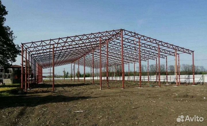 Строительство ангаров, гаражей, навесов