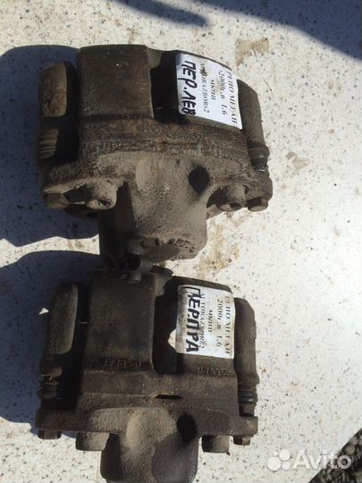 Суппорта тормоза renault megane 2000г