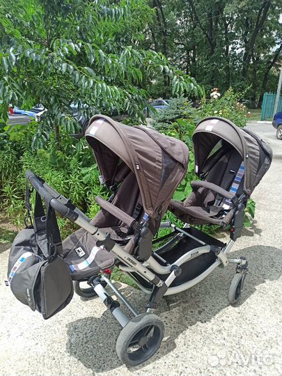 Коляска для двойни 2 в 1