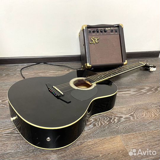 Электроакустическая гитара и Комбик акустика