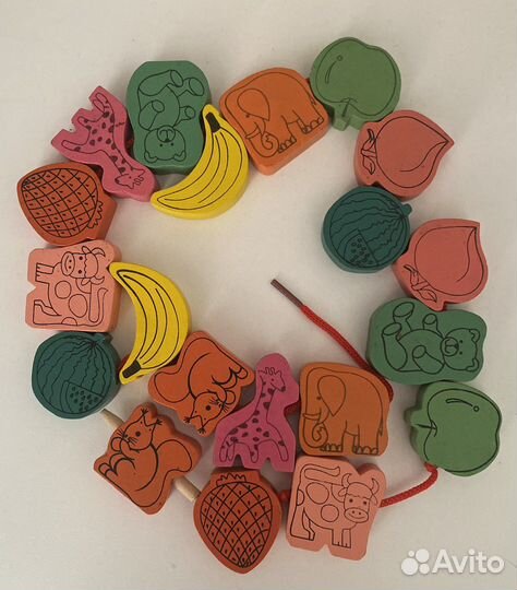 Развивающие игры, шнуровка 2 набора