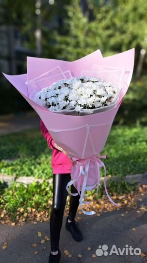 Букет гигант из ромашек (хризантемы)