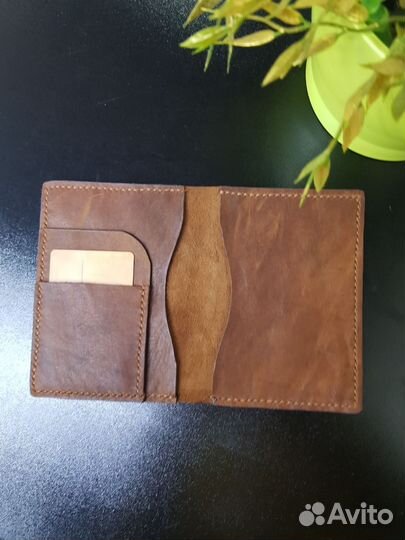 Обложка на паспорт из натуральной кожи