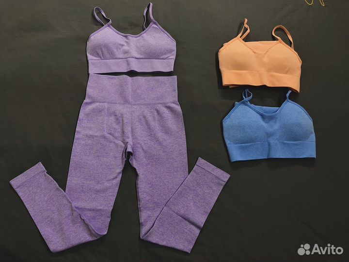 Костюм для йоги и фитнеса, спортивный костюм