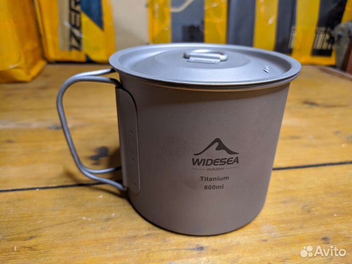 Титановые кружки 420/900 мл