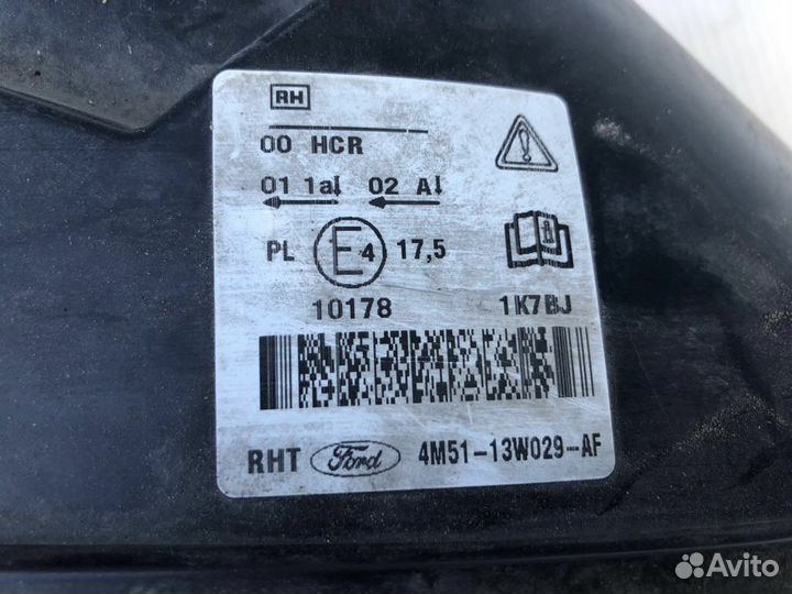 Ford Focus 2 фара передняя правая