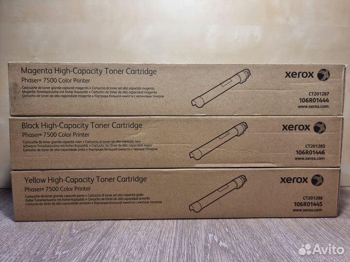 Картриджи для Xerox Phaser 7 500